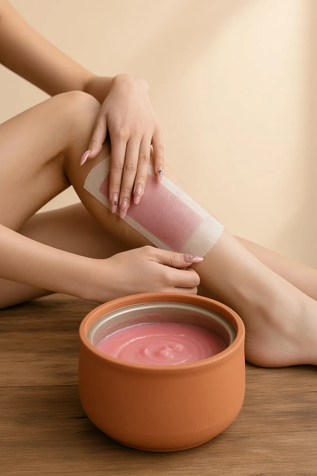 Lycon waxpot in de salon